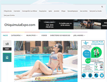 Tablet Screenshot of chiquimulaexpo.com